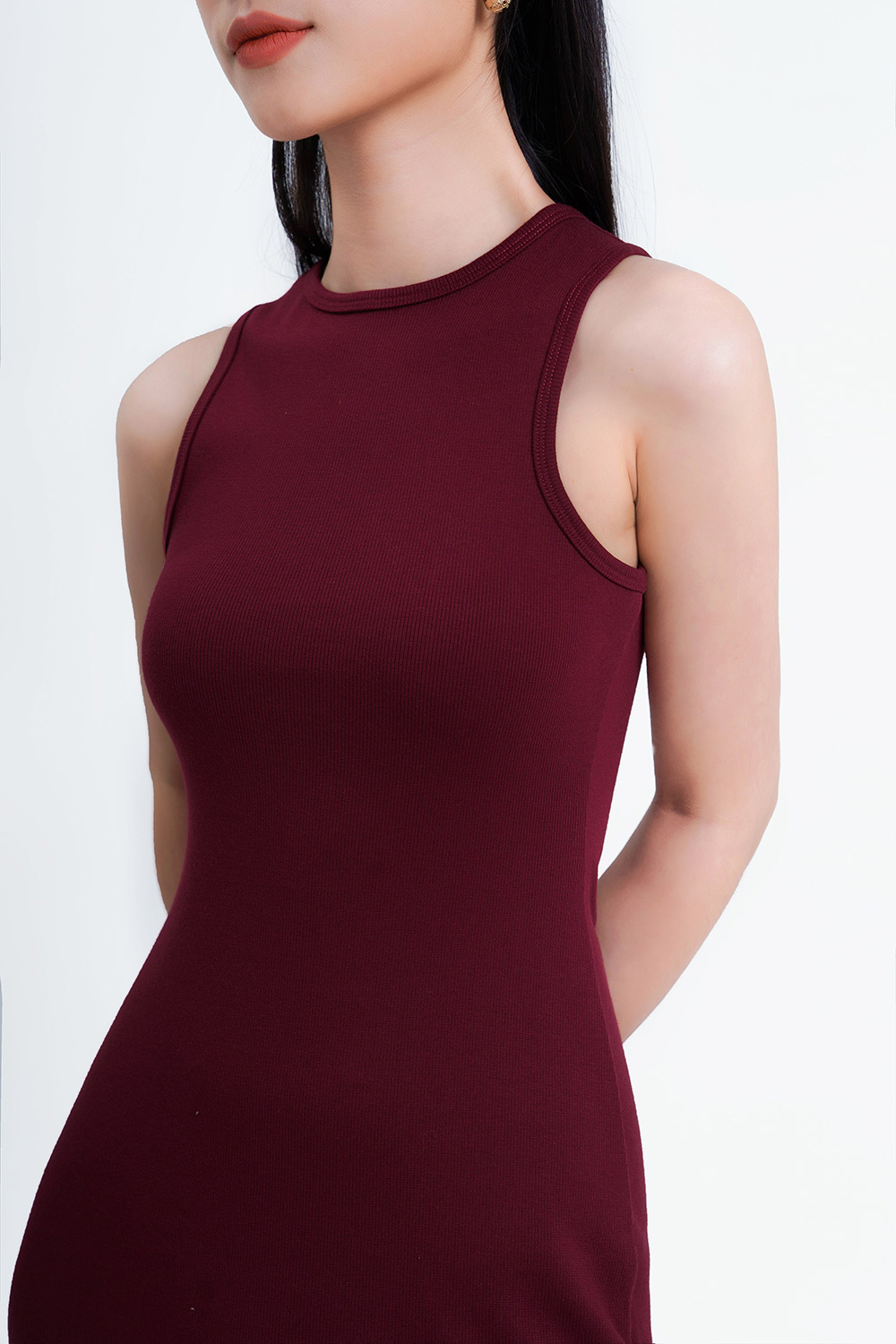 Đầm thun ôm body sát nách 