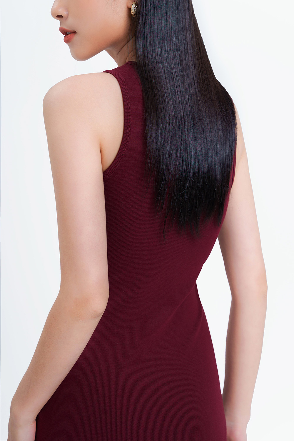 Đầm thun ôm body sát nách 