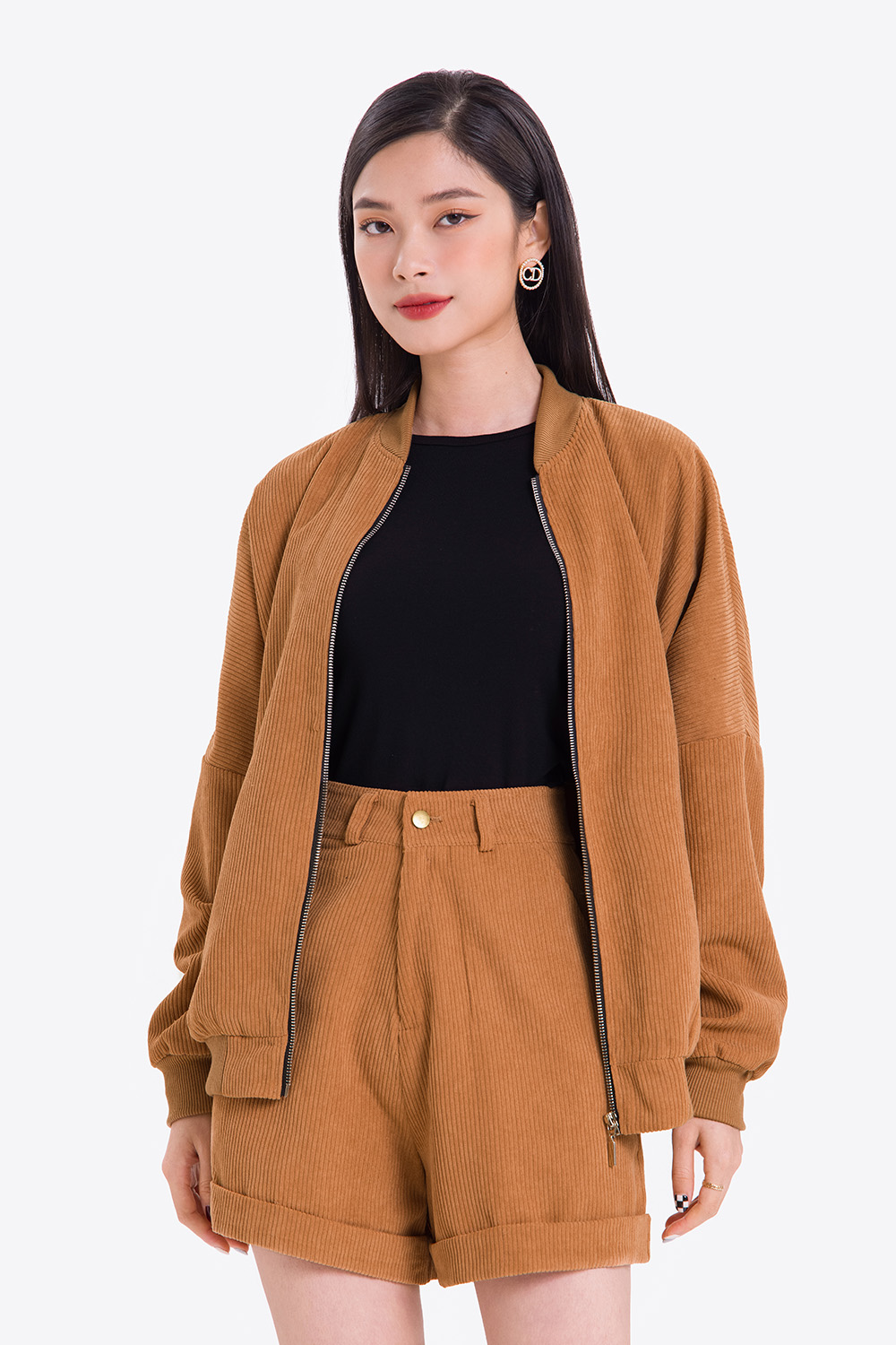 Áo khoác bomber nữ công sở 