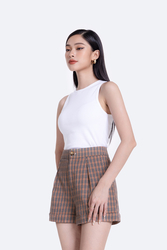 Áo thun ba lỗ nữ màu trắng