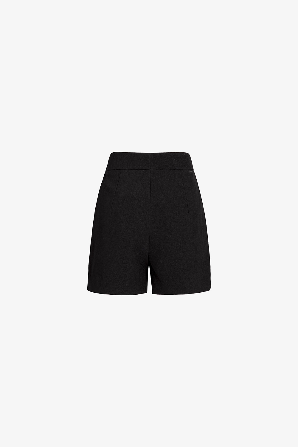 Quần short nữ màu đen lưng cao