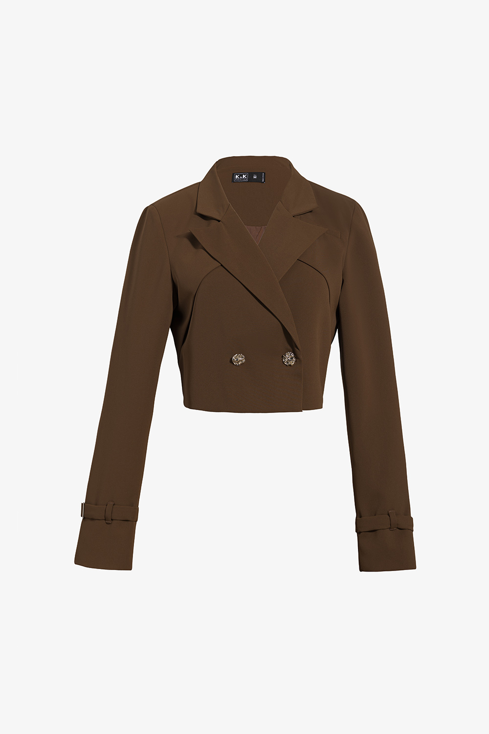 Áo khoác blazer nữ dáng lửng tay dài
