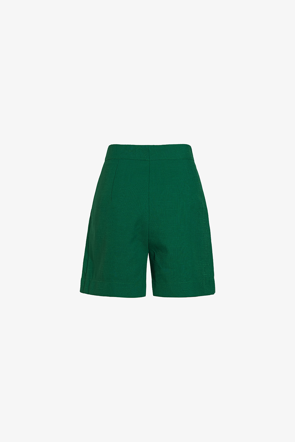 Quần short nữ màu xanh lưng cao