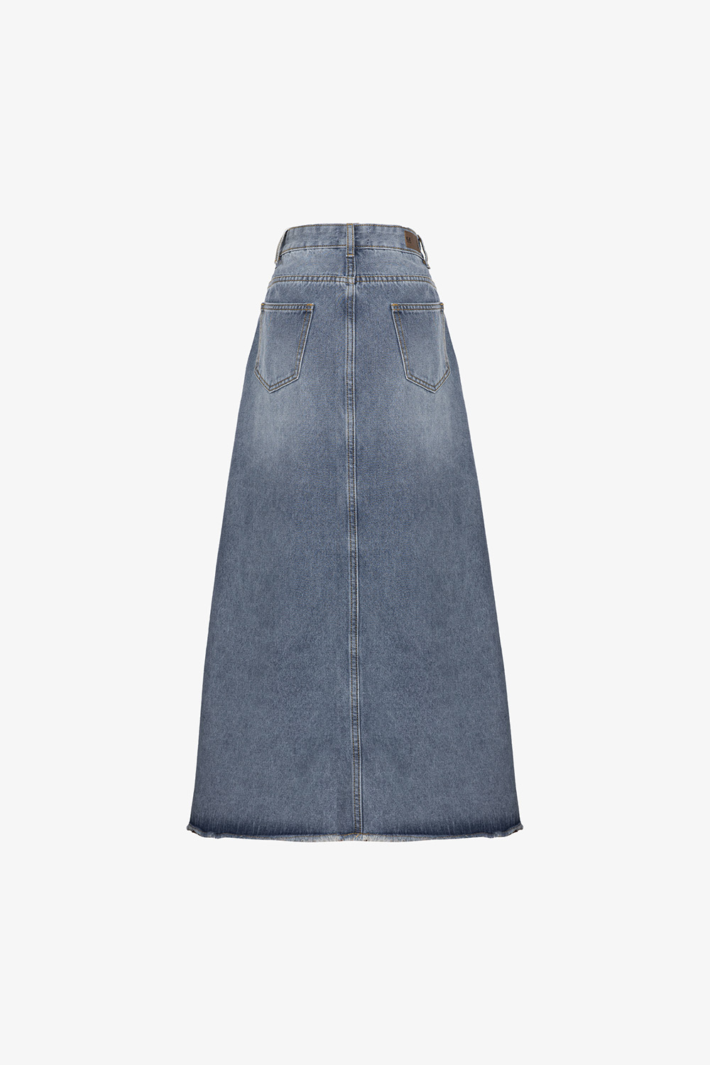 Chân váy jeans dáng dài chữ a