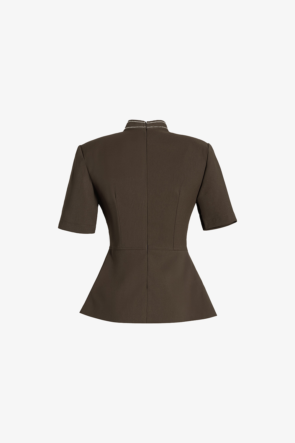 Áo peplum công sở nữ cổ vạt