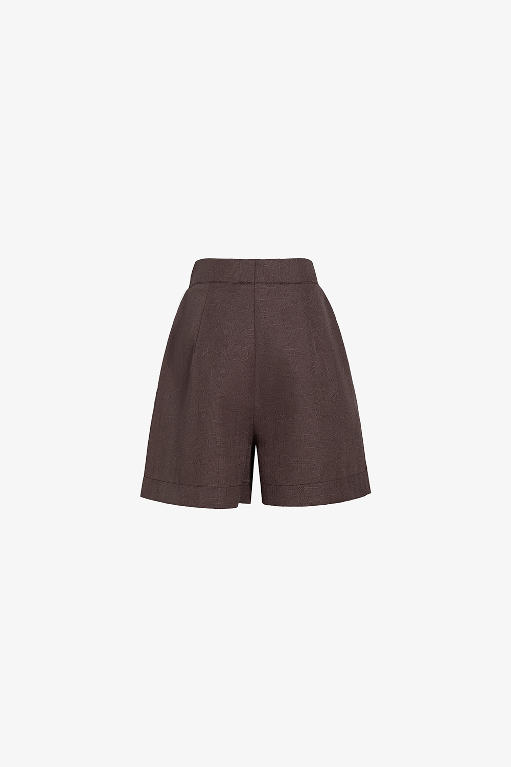 Quần short nữ lưng cao xếp ly phối túi