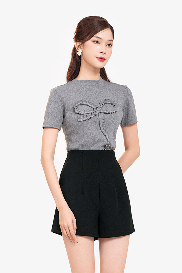 Quần short nữ ngắn màu đen