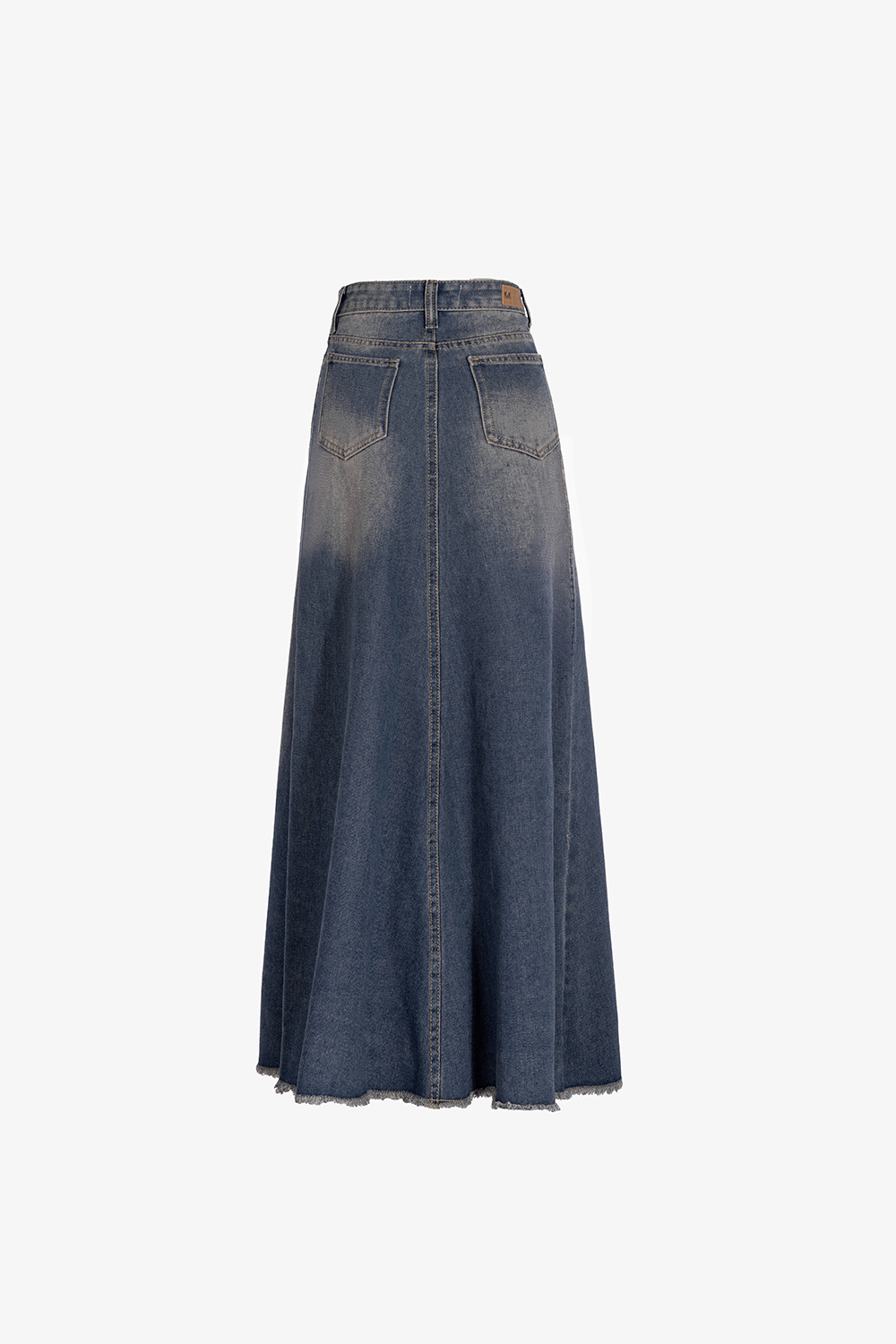 Chân váy jeans dáng chữ A xòe dài