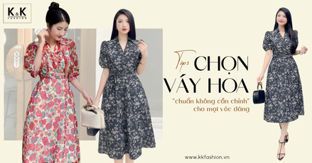Bí quyết chọn váy hoa “chuẩn không cần chỉnh” cho mọi vóc dáng