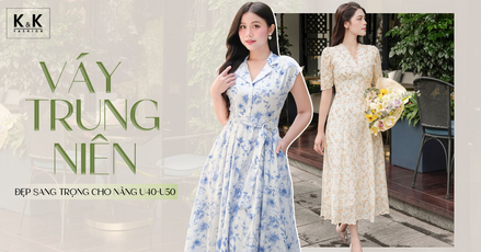 Điểm danh loạt váy trung niên sang trọng cho phái đẹp U40-U50