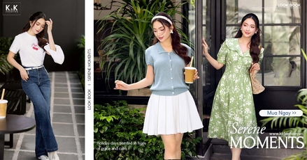 K&K Fashion ra mắt bộ Lookbook “Serene Moments” chào mừng đại lễ 2/9 rực rỡ
