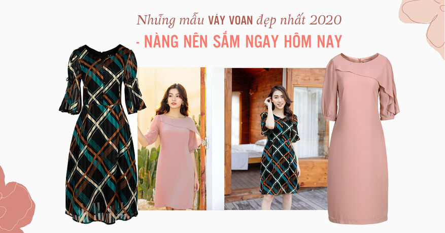 Những mẫu váy voan đẹp nhất hè 2020 - Nàng nên sắm ngay hôm nay