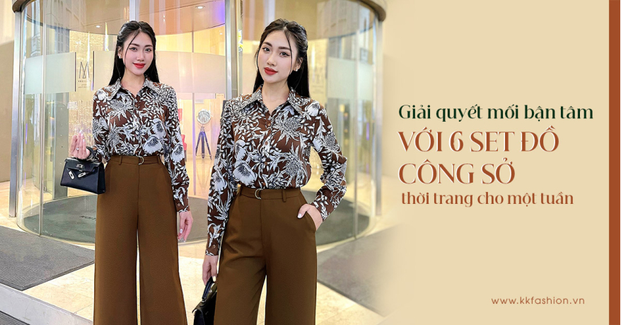6 set đồ công sở thời trang cho một tuần năng lượng