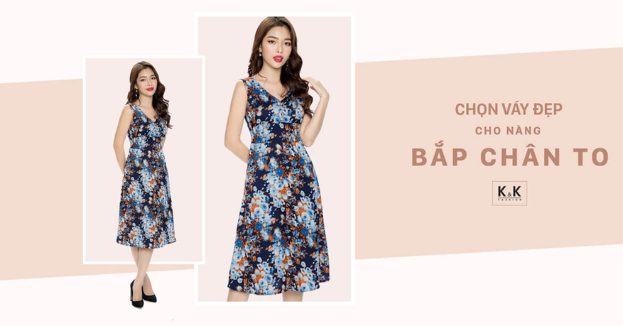 4 gợi ý chọn váy đẹp cho nàng bắp chân to
