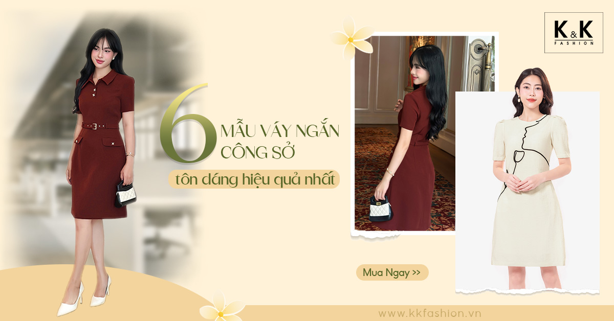 6 mẫu váy ngắn công sở cho nàng đón hè thật thanh lịch, trẻ trung