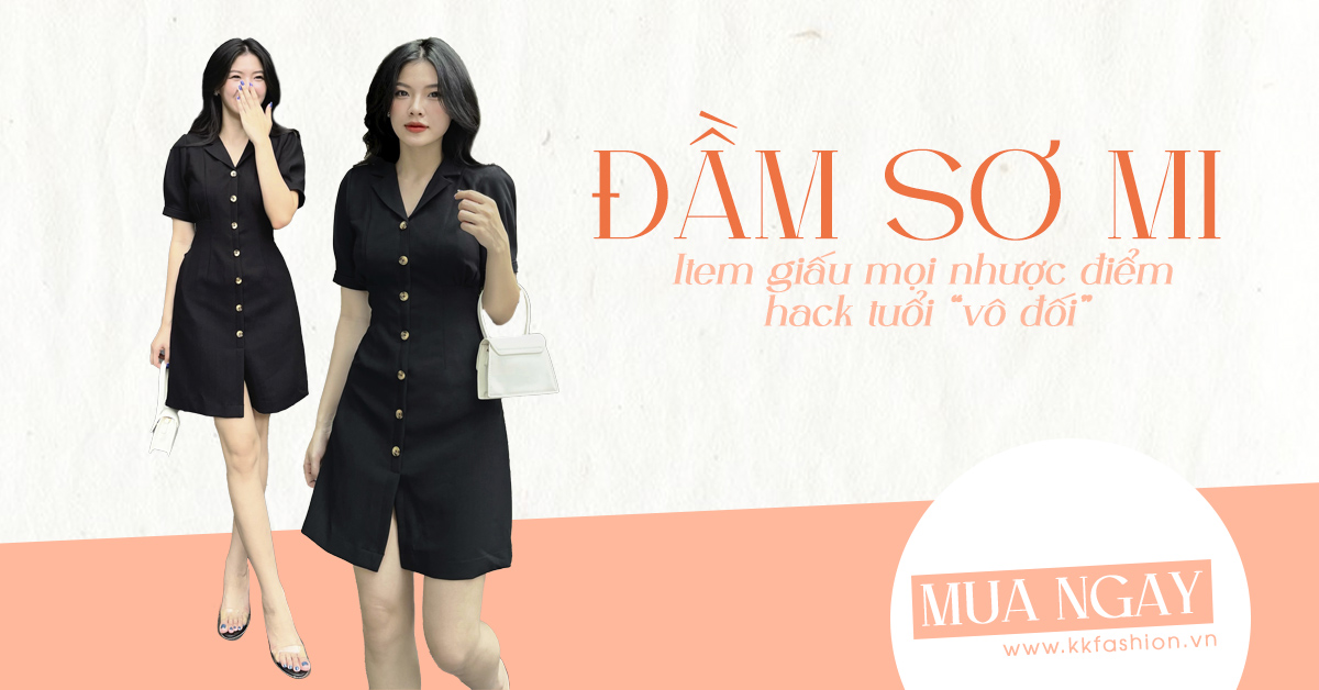 Đầm sơ mi – Item đang được săn đón nhiều nhất hiện nay