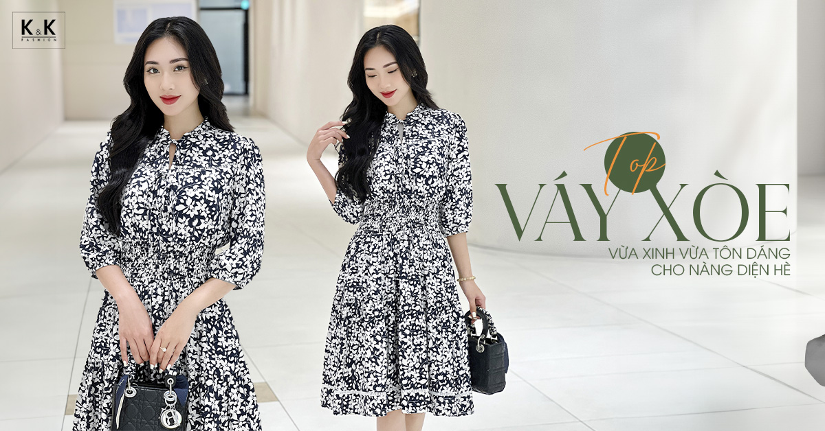 Top váy xòe vừa xinh vừa tôn dáng cho nàng diện hè