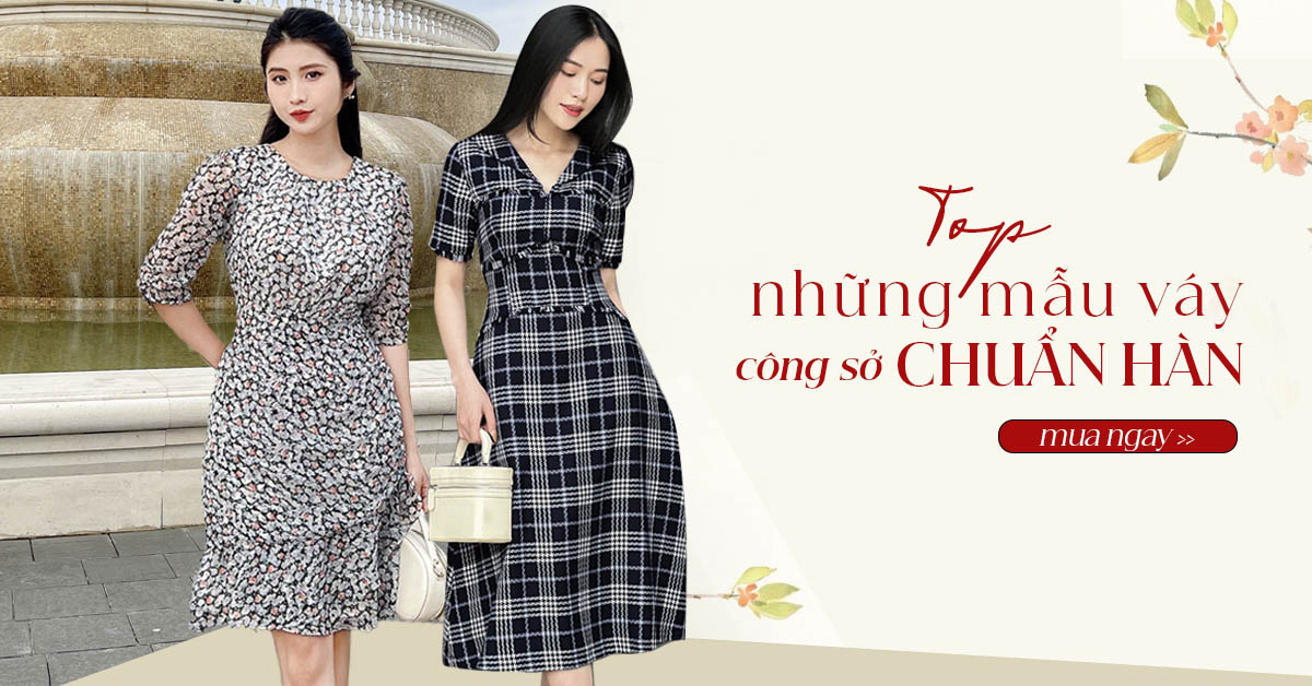 Váy công sở Hàn Quốc, xu hướng thời trang công sở hiện đại