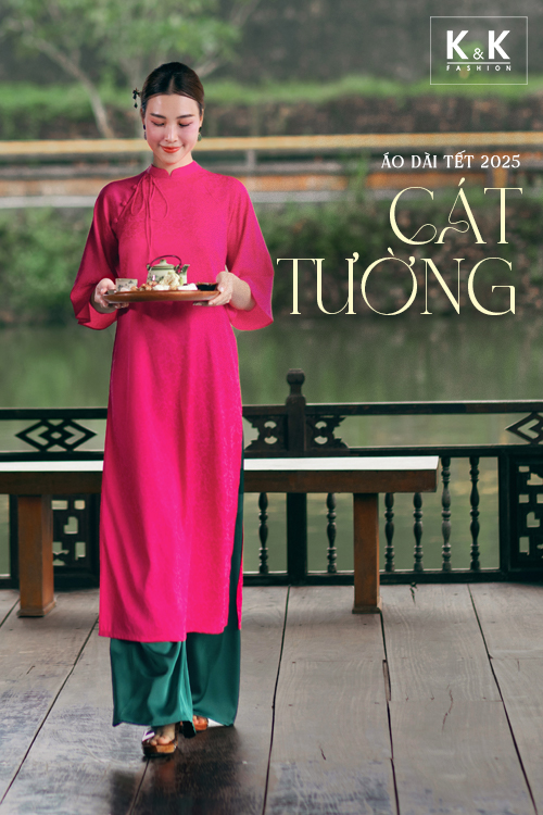Áo dài Tết 2025 Cát Tường HL30-01