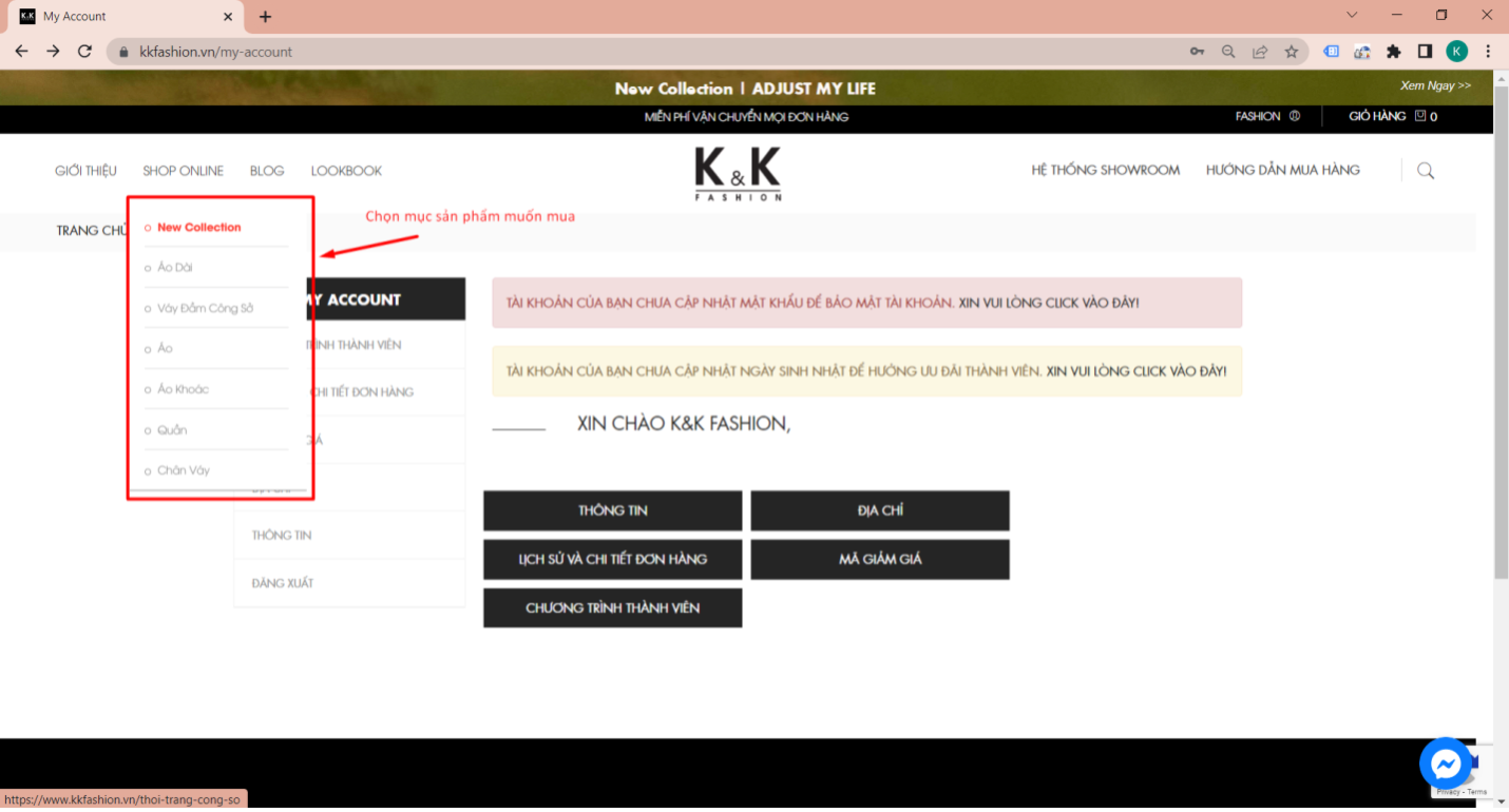 K&K Fashion shop online