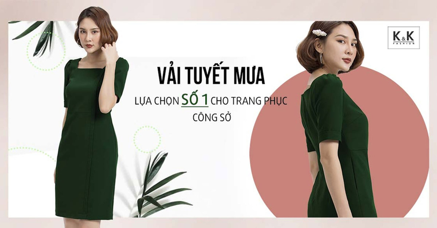 Vải tuyết mưa – Lựa chọn số 1 cho trang phục công sở
